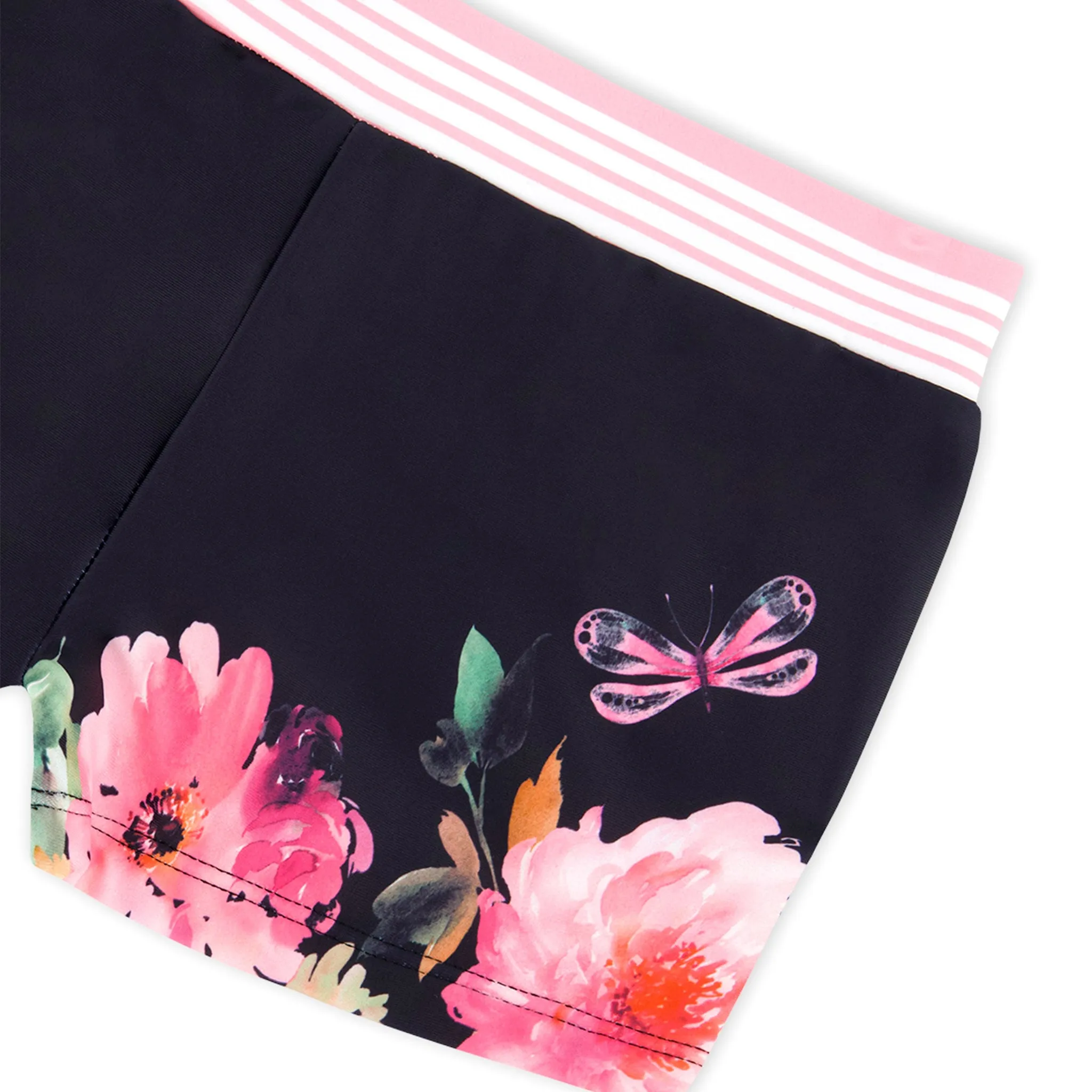 Deux par Deux Bikini UV Short Fleurs 7-12ans