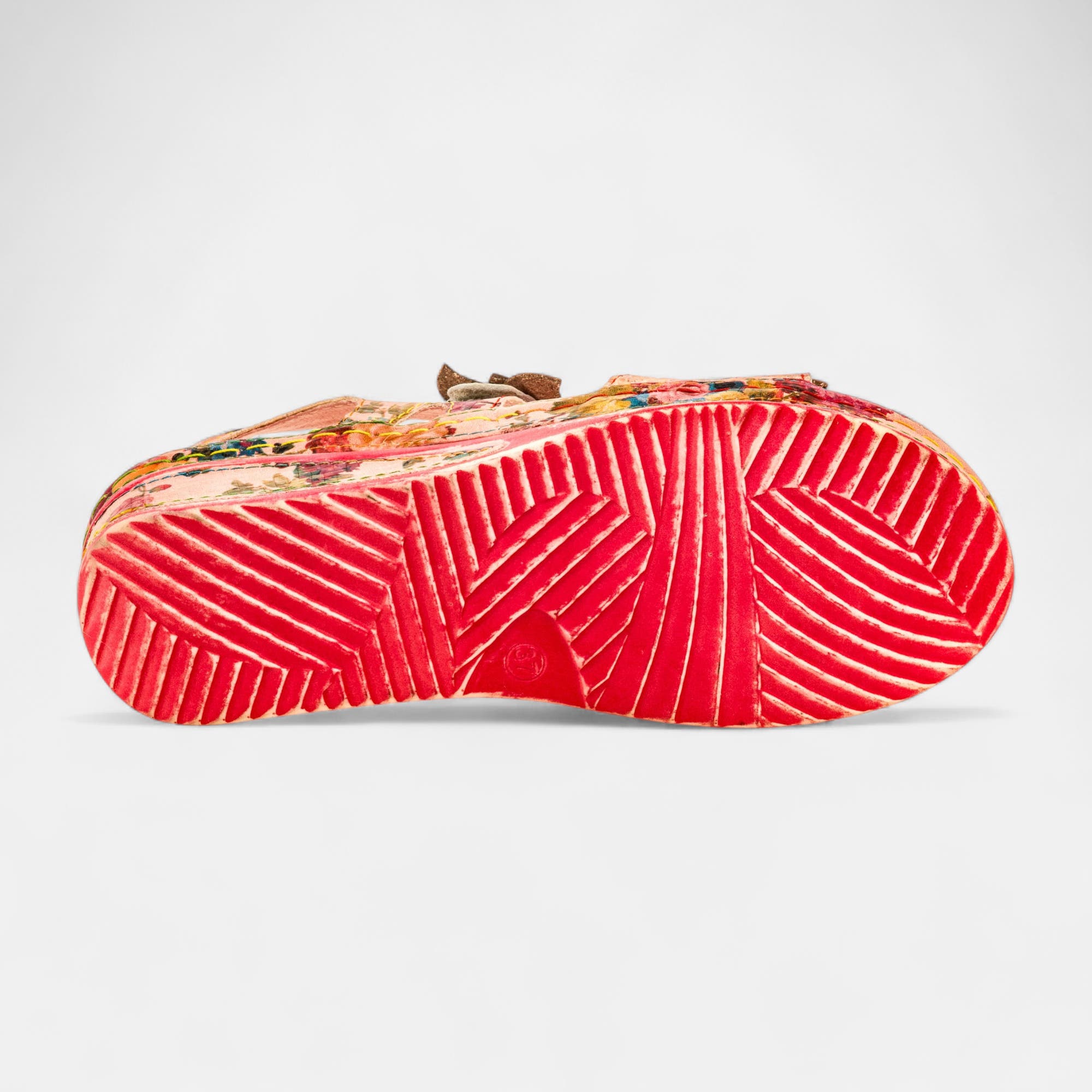 Sandales à talon compensé Femme rose