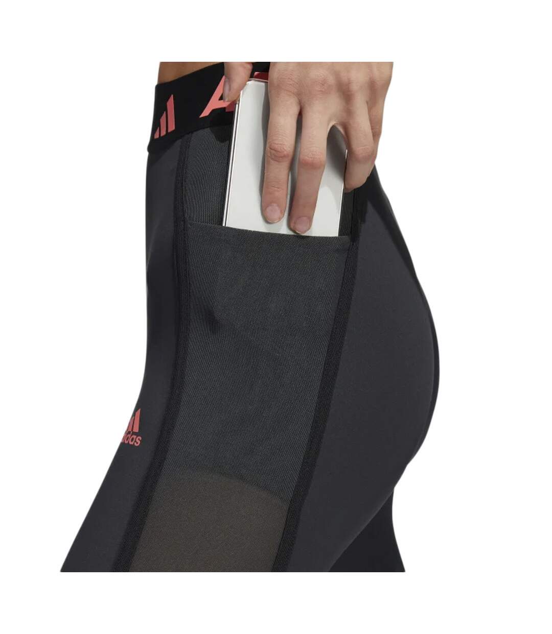 Legging Noir Femme Adidas Tf Mesh