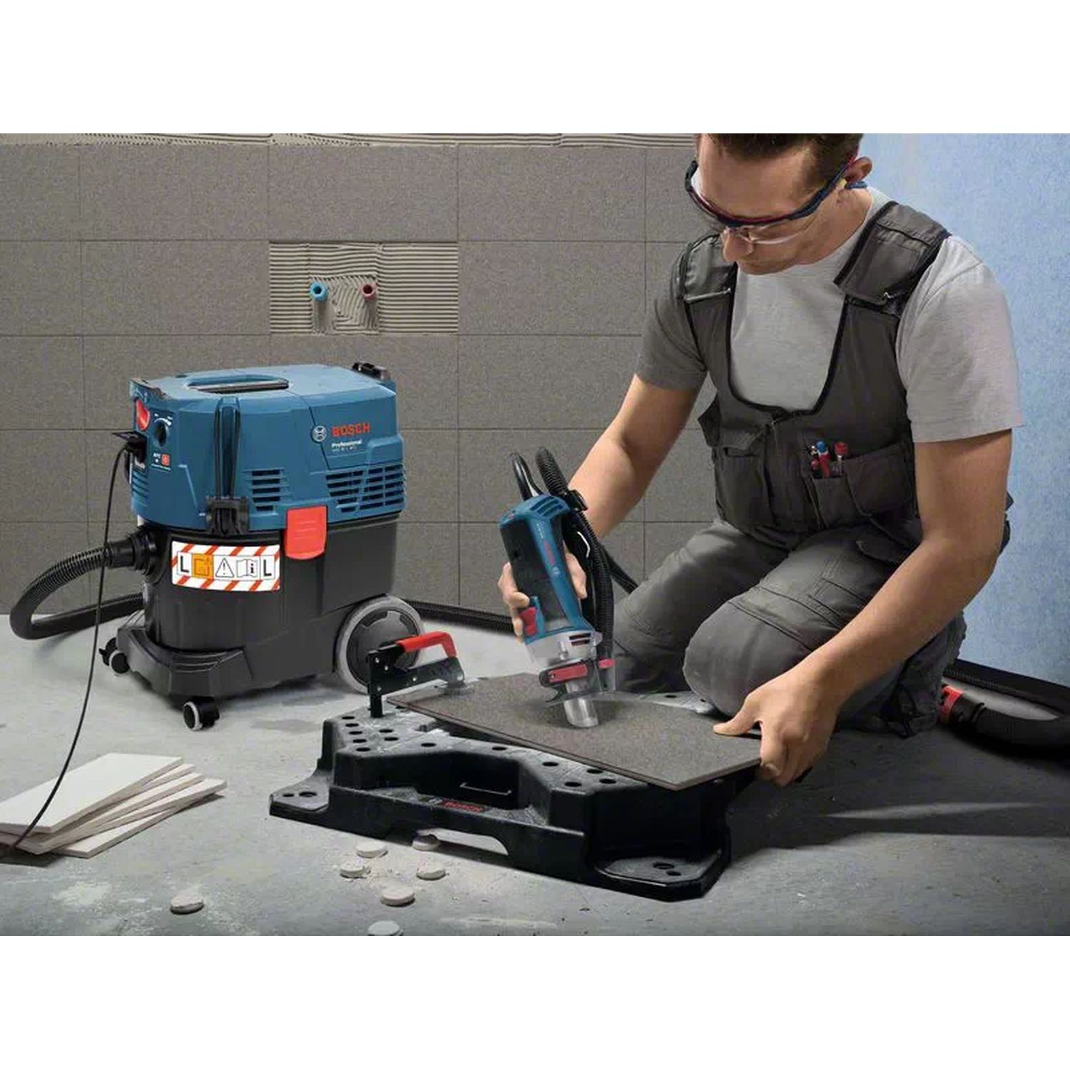 Bosch Professional GAS 35 L AFC Nat- en droogstofzuiger - 06019C3200