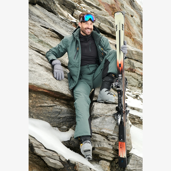 Kjelvik heren ski-jas groen