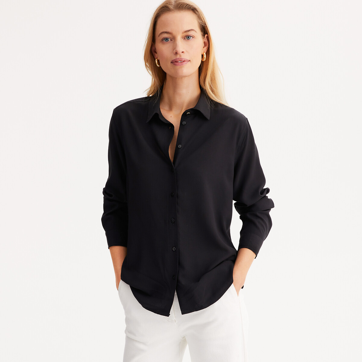 ANNE WEYBURN<br>Camisa de manga comprida