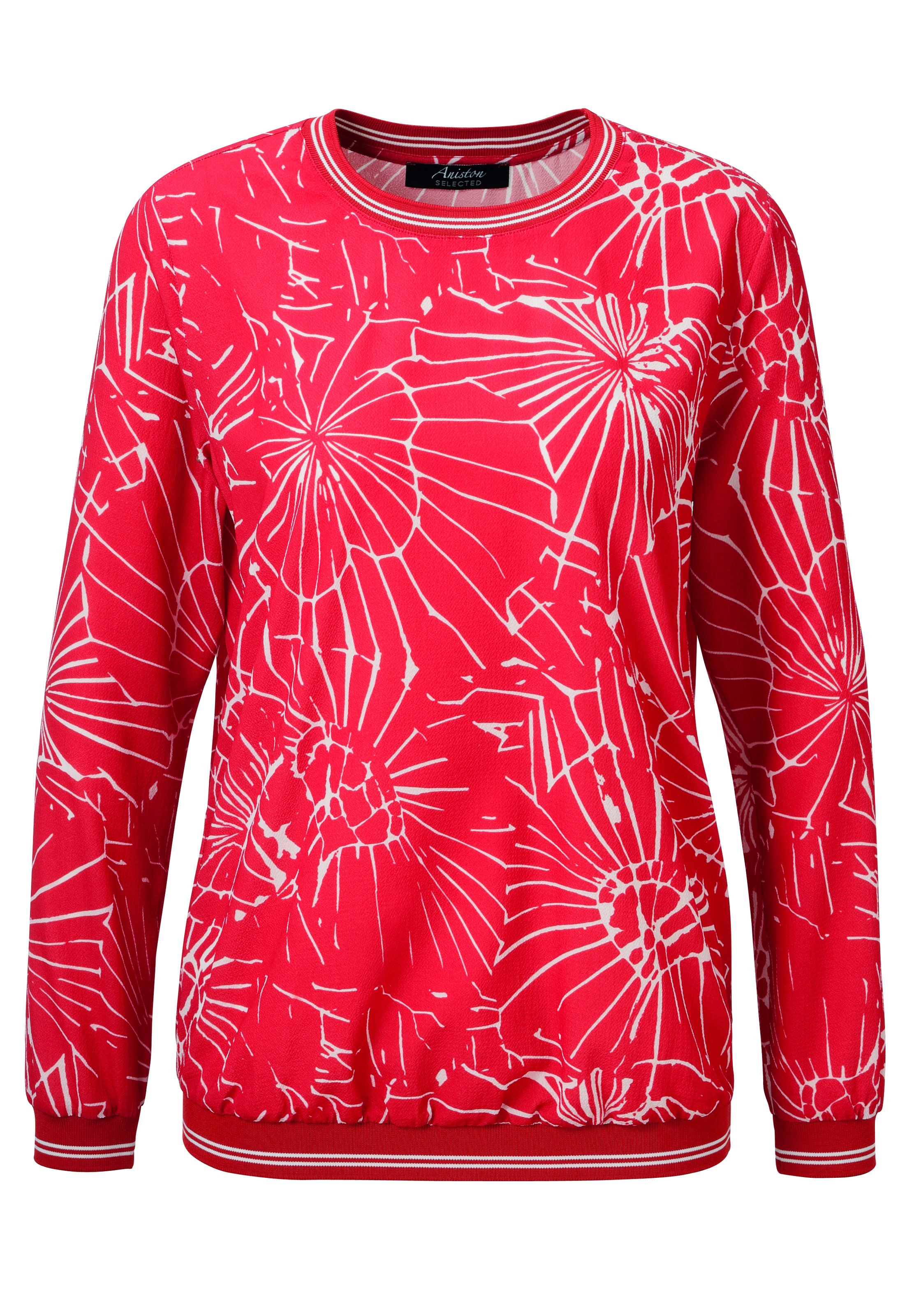 Aniston SELECTED Shirtbluse , mit sportiven Bündchen - NEUE KOLLEKTION