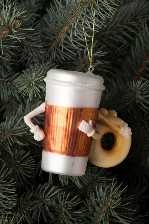 HD Collection Coffee and a Donut kerstbal