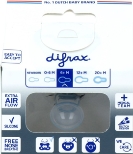 Difrax Natural 6 Maanden Stone Fopspeen 1ST