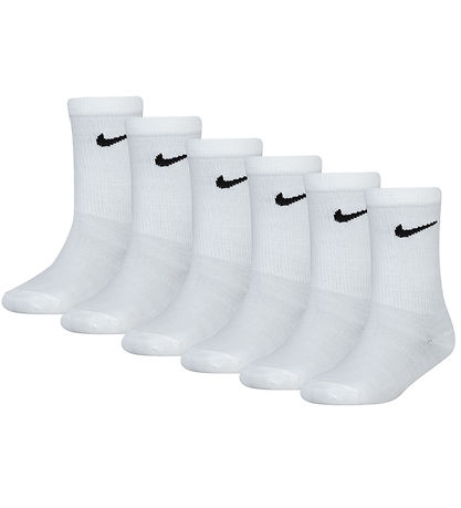 Nike Socken - Gepolstert - Dri-Fit - 6er-Pack - White