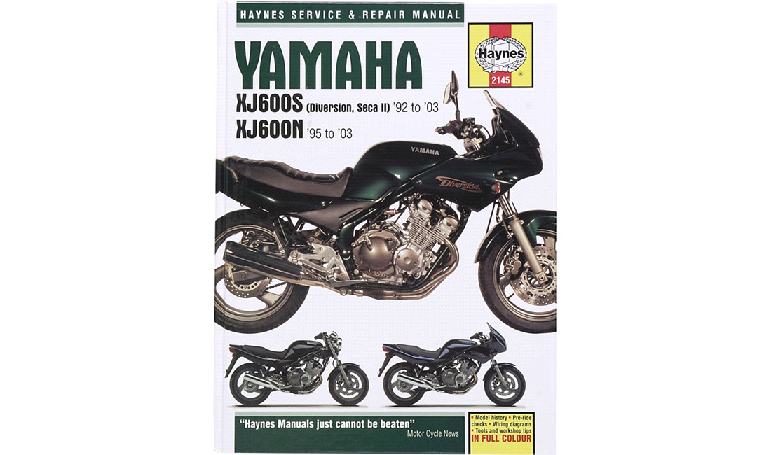 Værkstedshåndbog, XJ600S/N 92-03