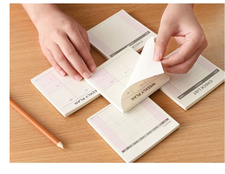 Schooltijd - Mini-rooster notitieblok