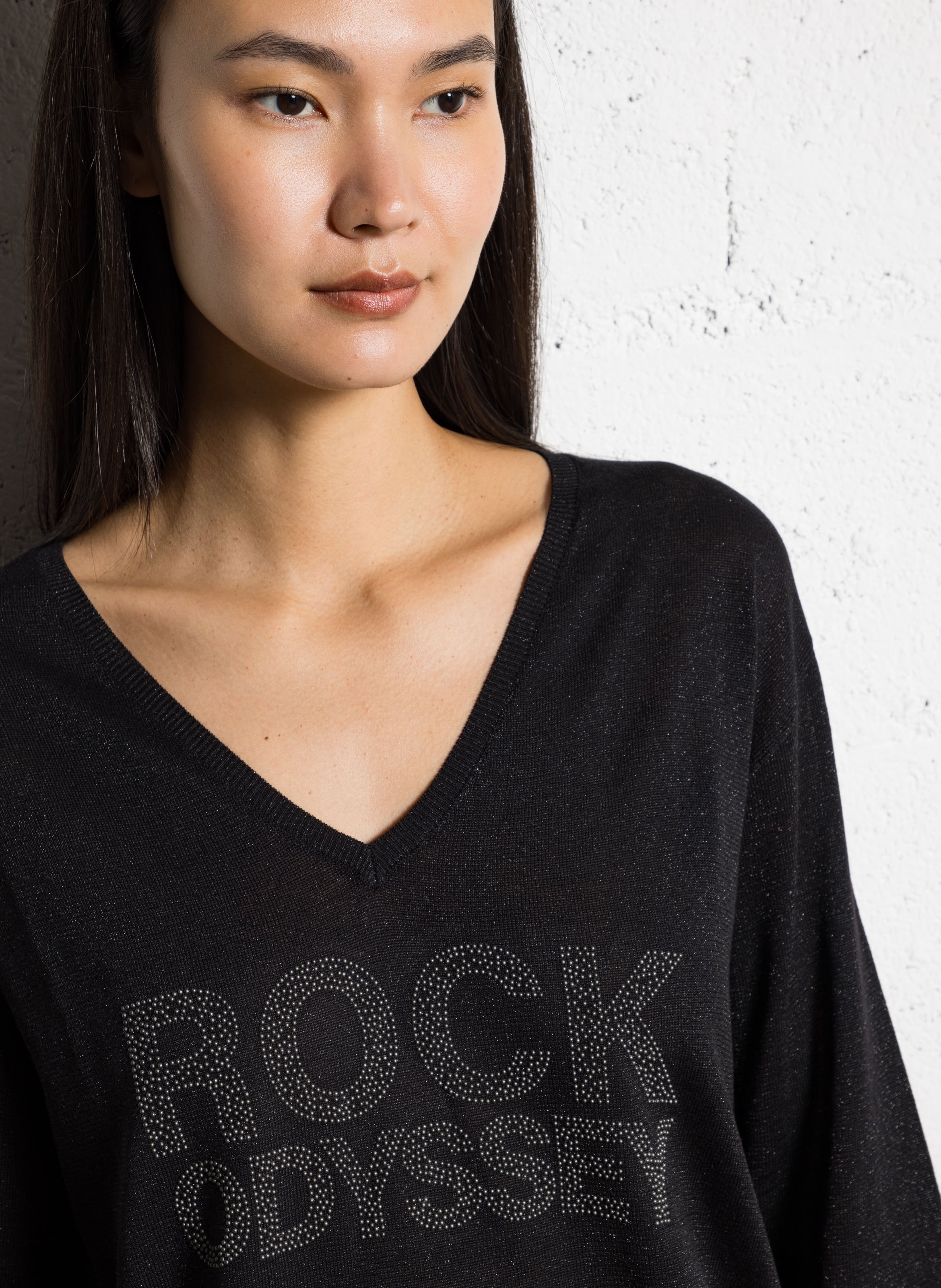 IKKS Pull col v - Noir