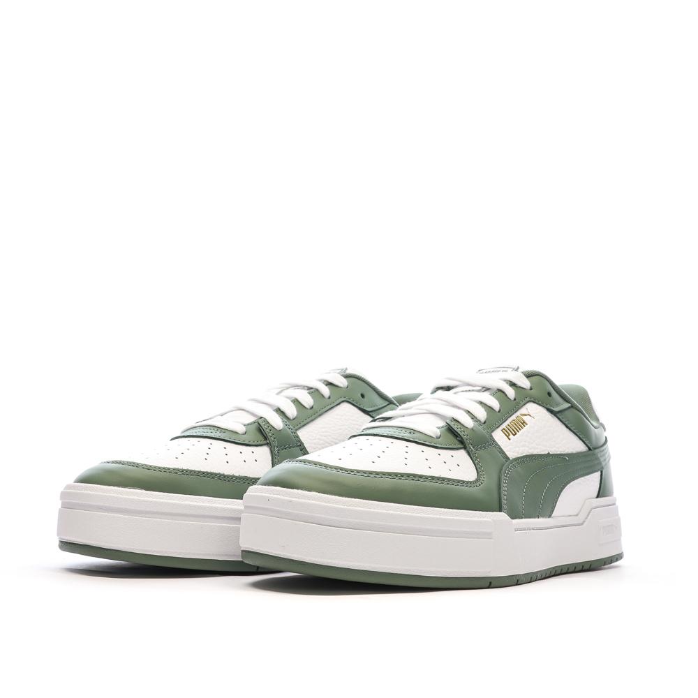 Puma Baskets Blanches/Verts Homme Puma Pro Classic