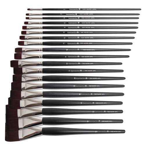 GERSTAECKER MASTER ACRYL Pinsel Serie 1090, flach