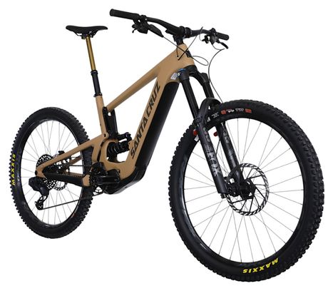 VTT Electrique Tout-Suspendu Santa Cruz Bullit 3 Coil Sram GX AXS 12V 630Wh MX (29/27.5'') Beige 2024