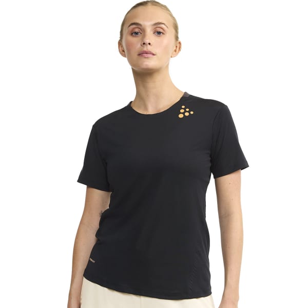 T-shirt running CRAFT PRO HYPERVENT TEE 2 W BLACK