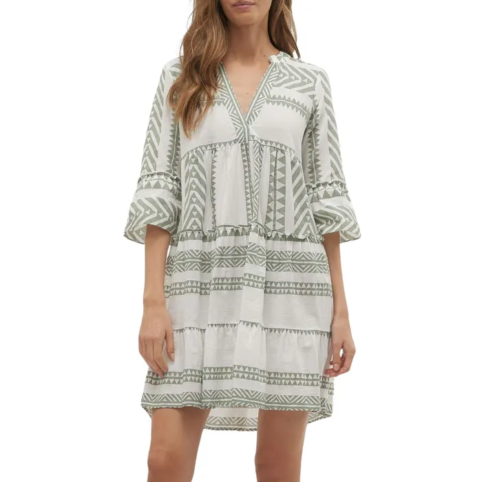 Vero Moda Dicthe 3/4 Woven Jurk Dames