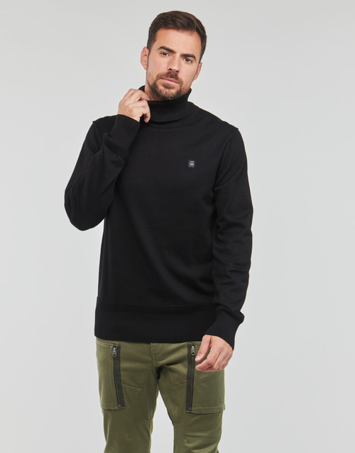 G-Star Raw - PREMIUM CORE TURTLE KNIT - Noir