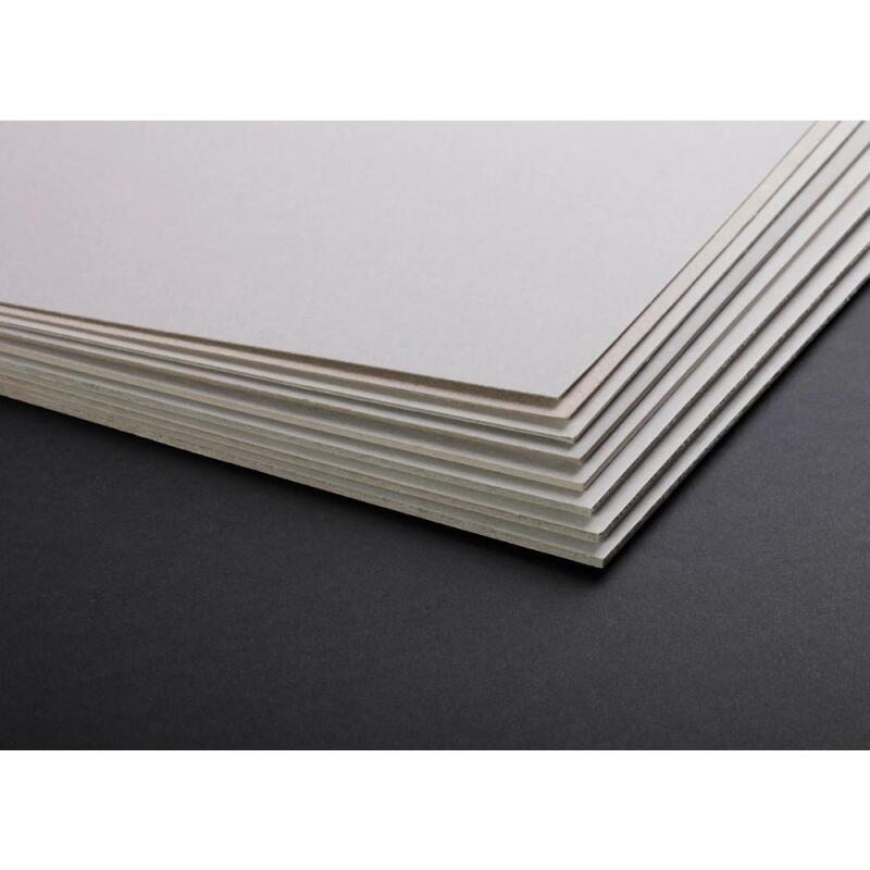 Carton Gris 3,0mm 5F 50x65cm 1950g - Gris