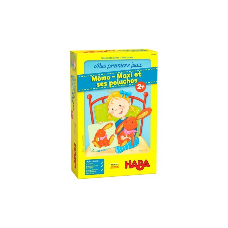 Mes premiers jeux - Mémo maxi et ses peluches