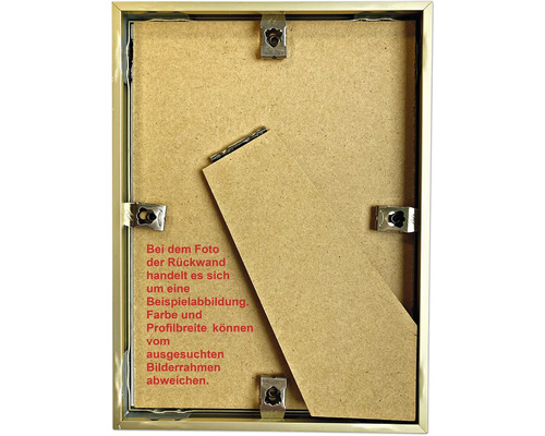 Aluminium fotolijst, Stoel goud, 10x15 cm