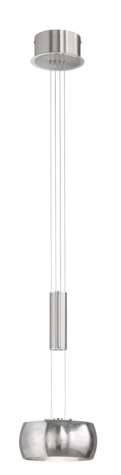 FISCHER & HONSEL LED Pendelleuchte COLETTE antik nickelfarbig