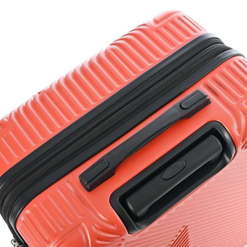 Lot de 3 valises rigides 337 Extensibles 55, 67 et 77 cm Rouge