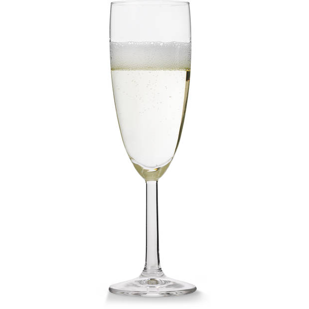 Blokker champagneglazen - 16 cl - set van 6