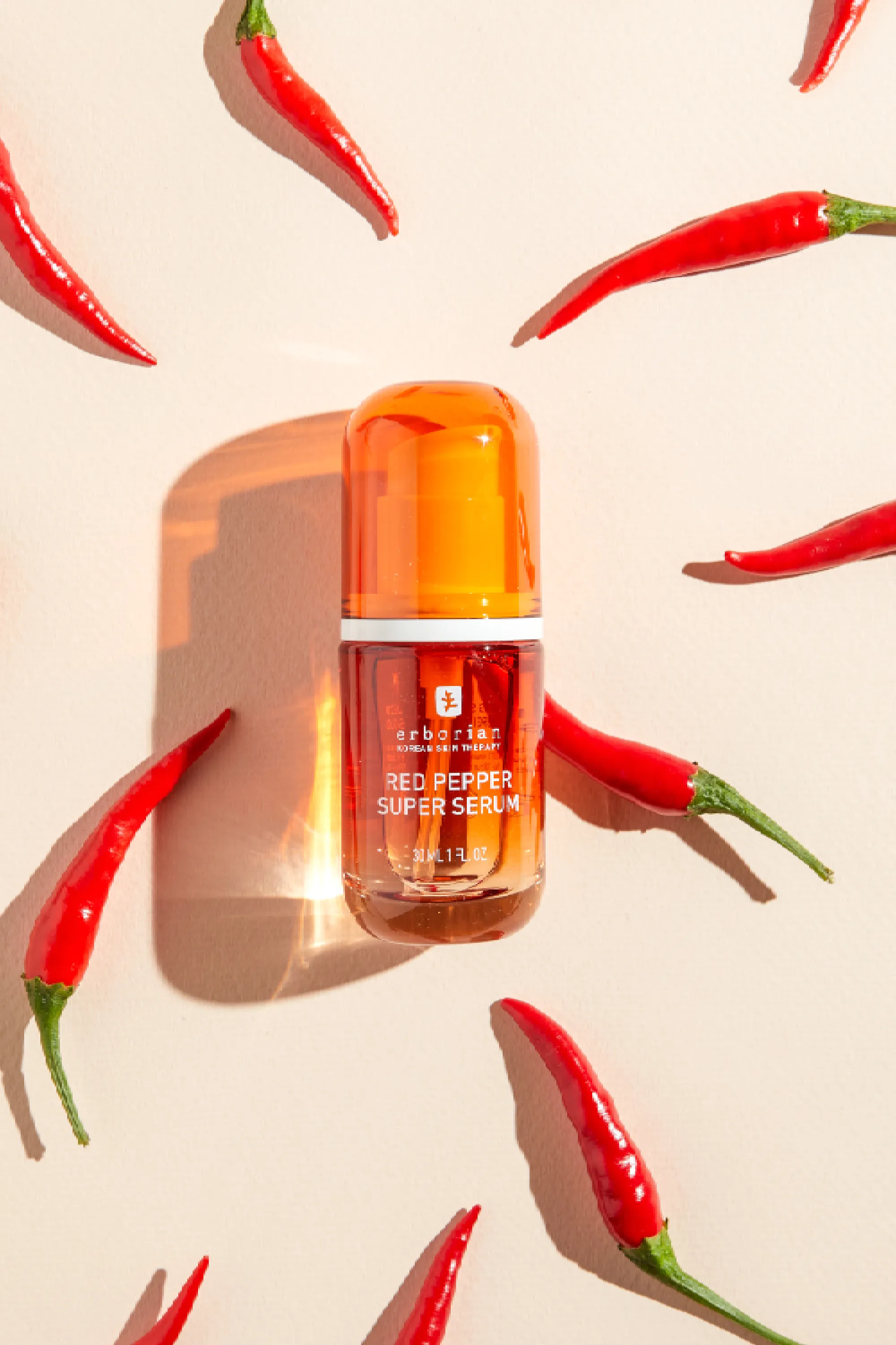 Erborian Super Sérum au piment doux Red Pepper énergisant & booster d’éclat-30 ml