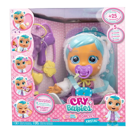 Cry Babies Dressy Kristal - Poupon Interactif