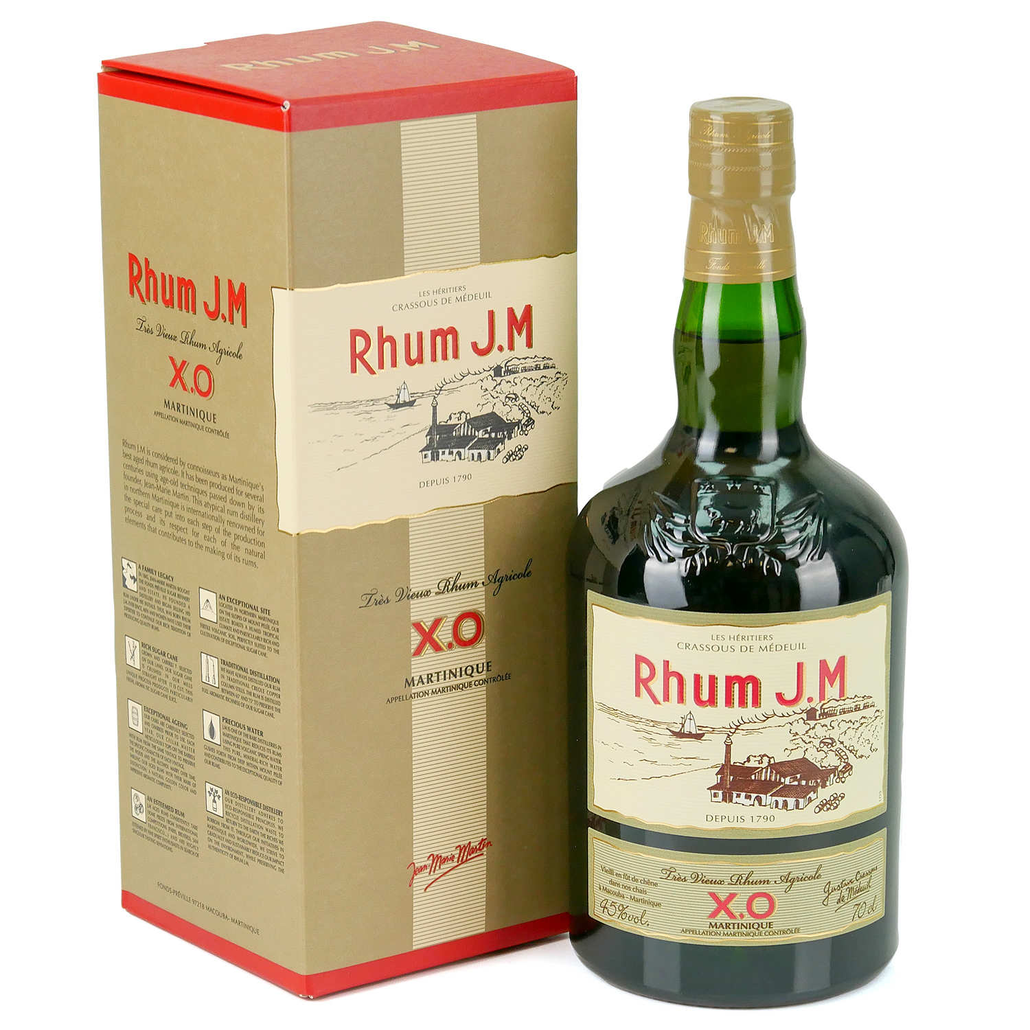 Rhum XO 6 ans - Rhum JM AOC Martinique