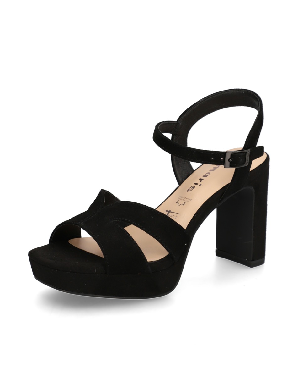Veloursleder Sandale