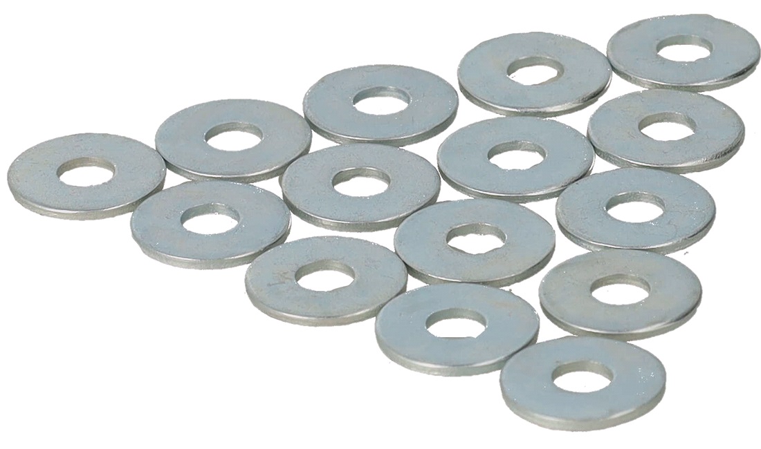 Skærmskiver M5 5,3x15x1,2 mm - 15 stk.