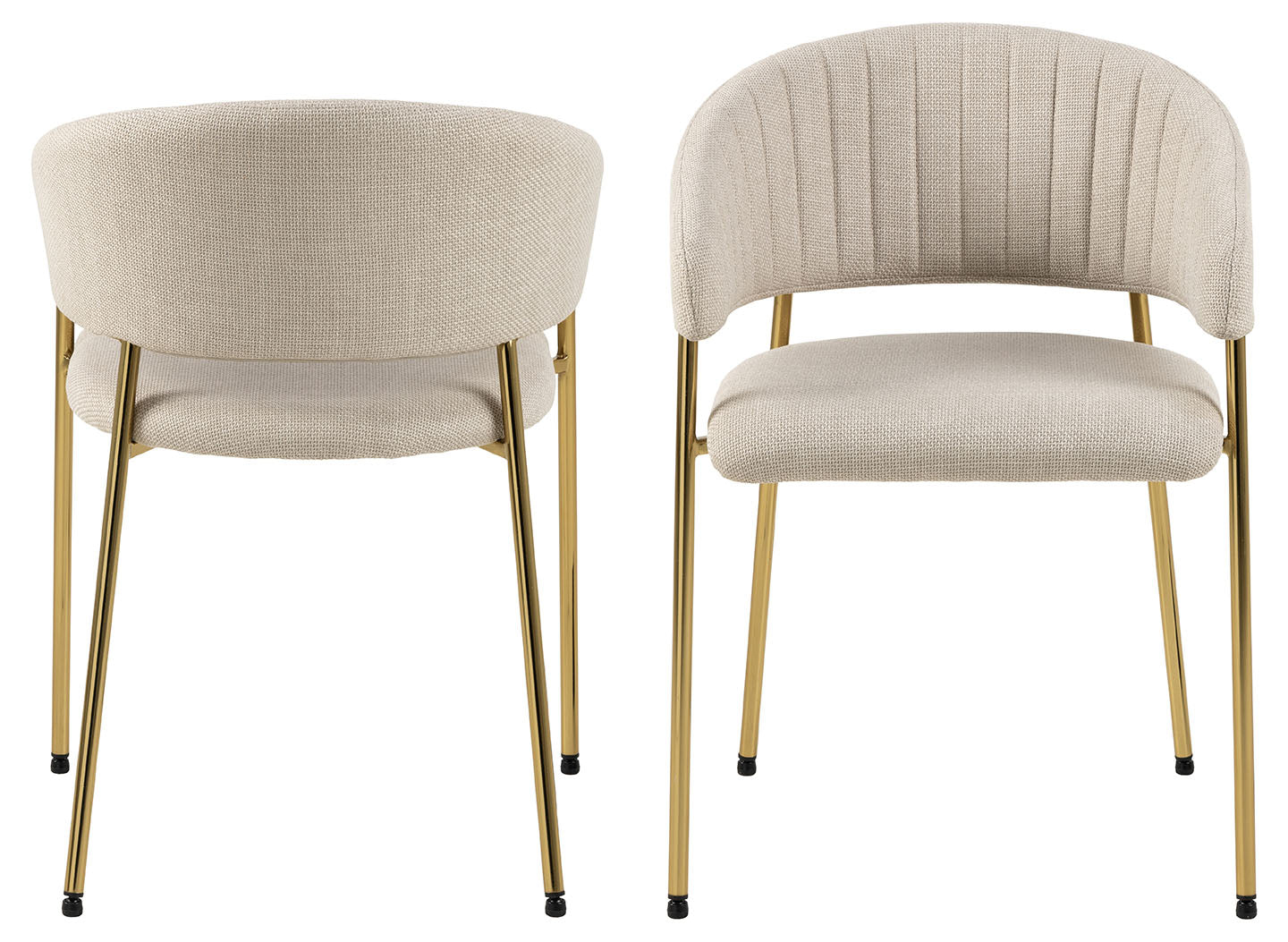 Forres Eetkamerstoel - Set van 2 - Beige
