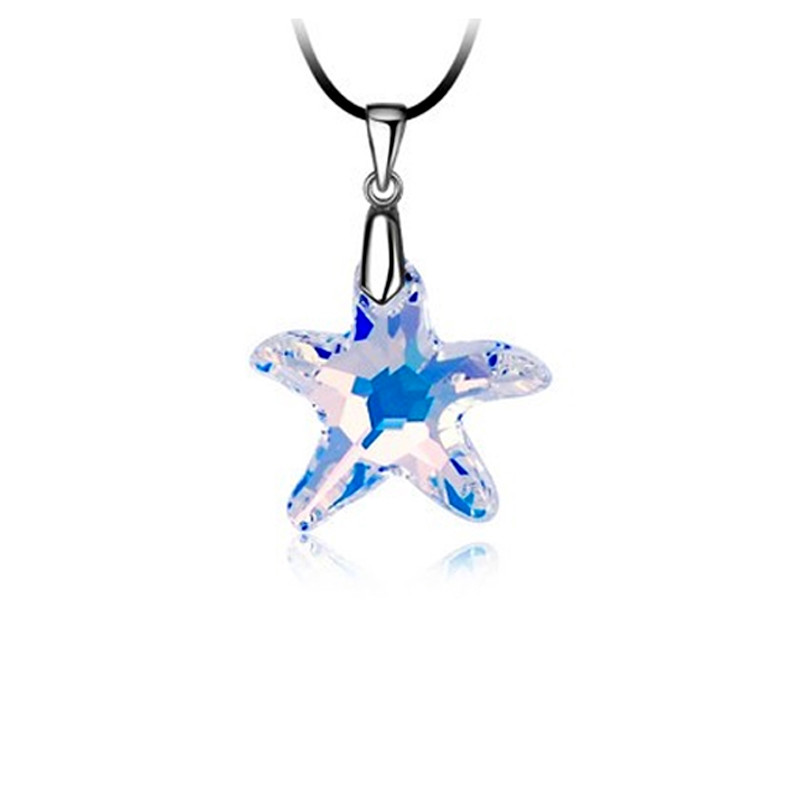 Pendentif Etoile orné de Cristal Blanc de Swarovski