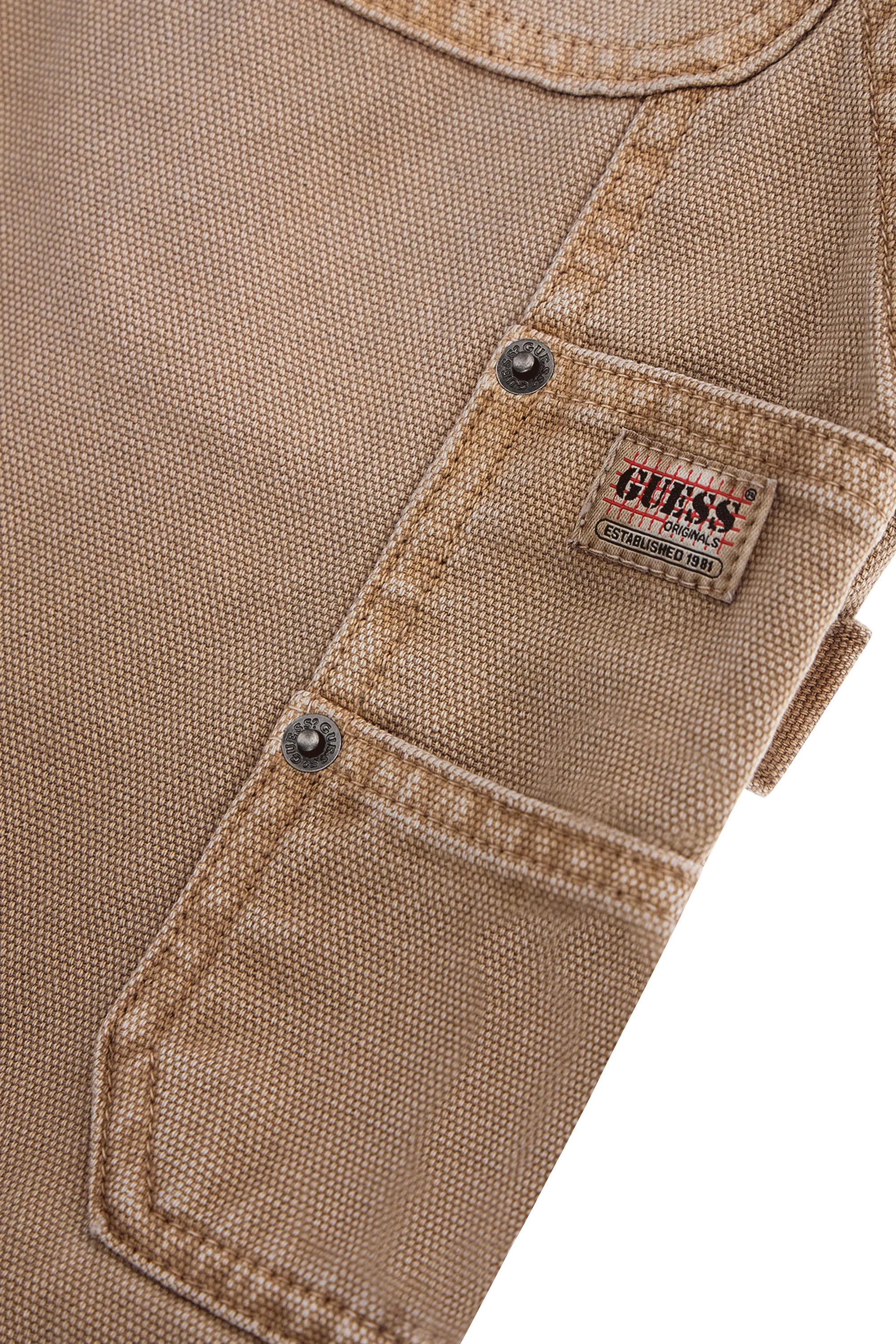 GUESS ORIGINALS Jean GO CANVAS CARPENT Beige