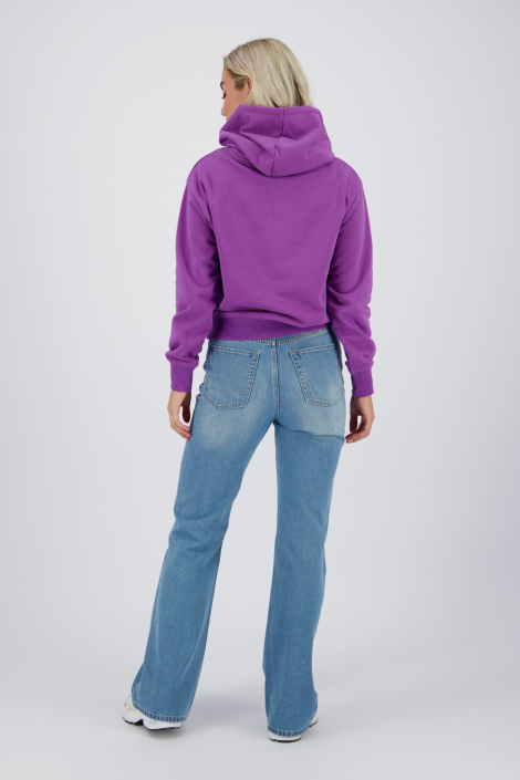 Raizzed paarse dames sweater