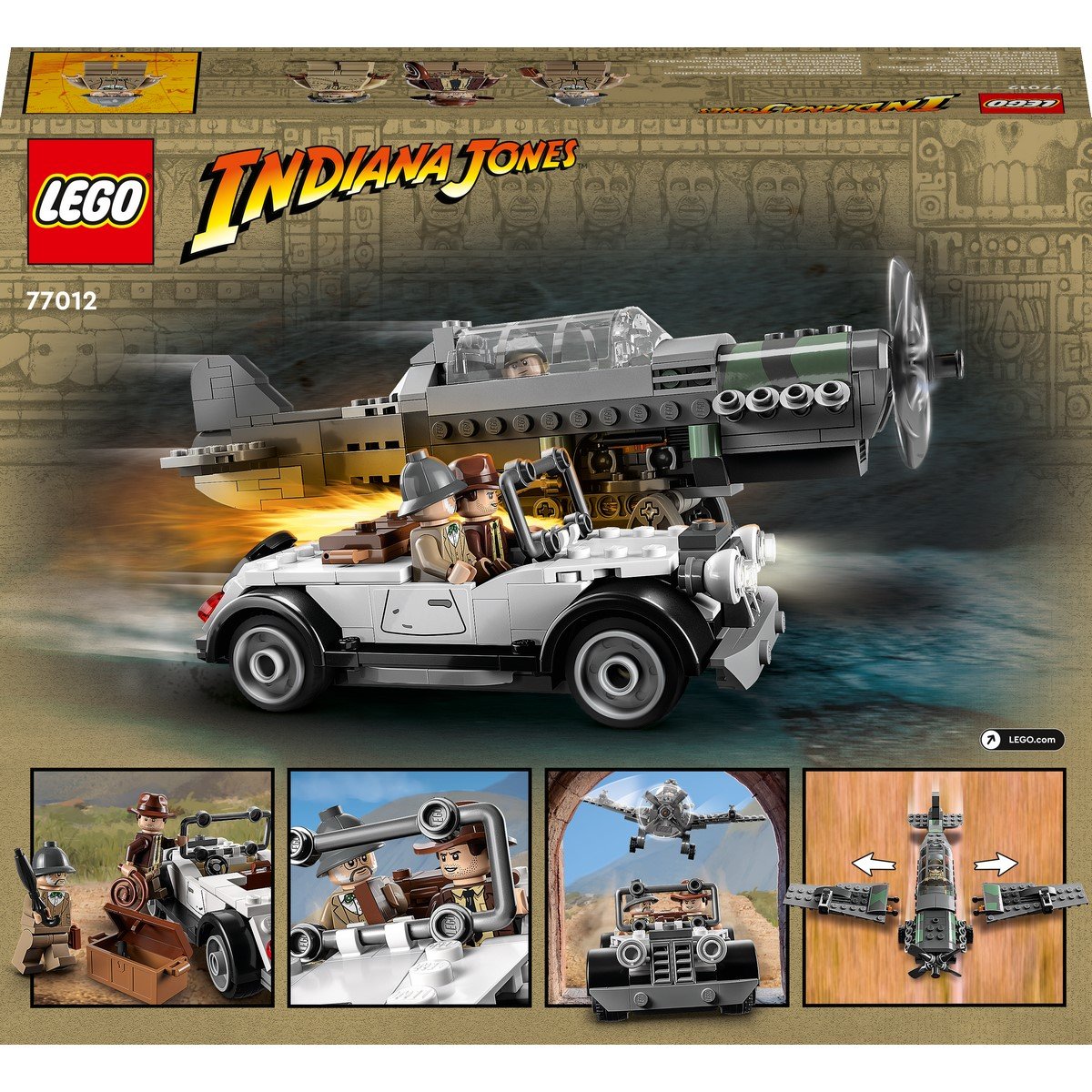 Poursuite en avion de combat Lego Indiana Jones 77012