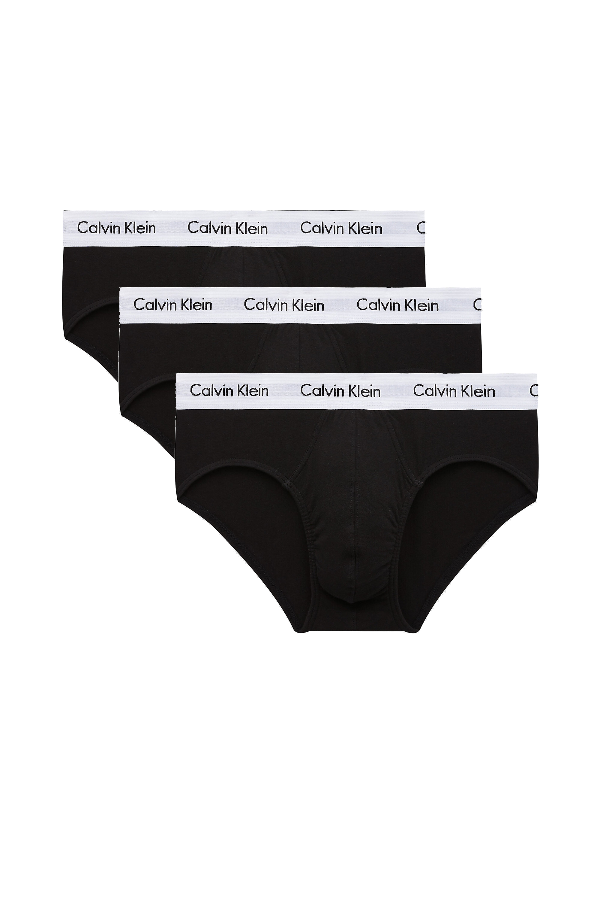 CALVIN KLEIN JEANS Lot de 3 slips 3P HIP BRIEF Noir