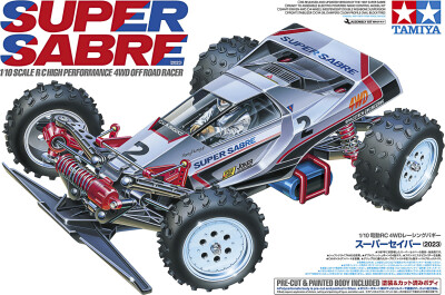 Tamiya - Rc Super Sabre 2023 Fjernstyret Bil Byggesæt - 1:10 - 58728