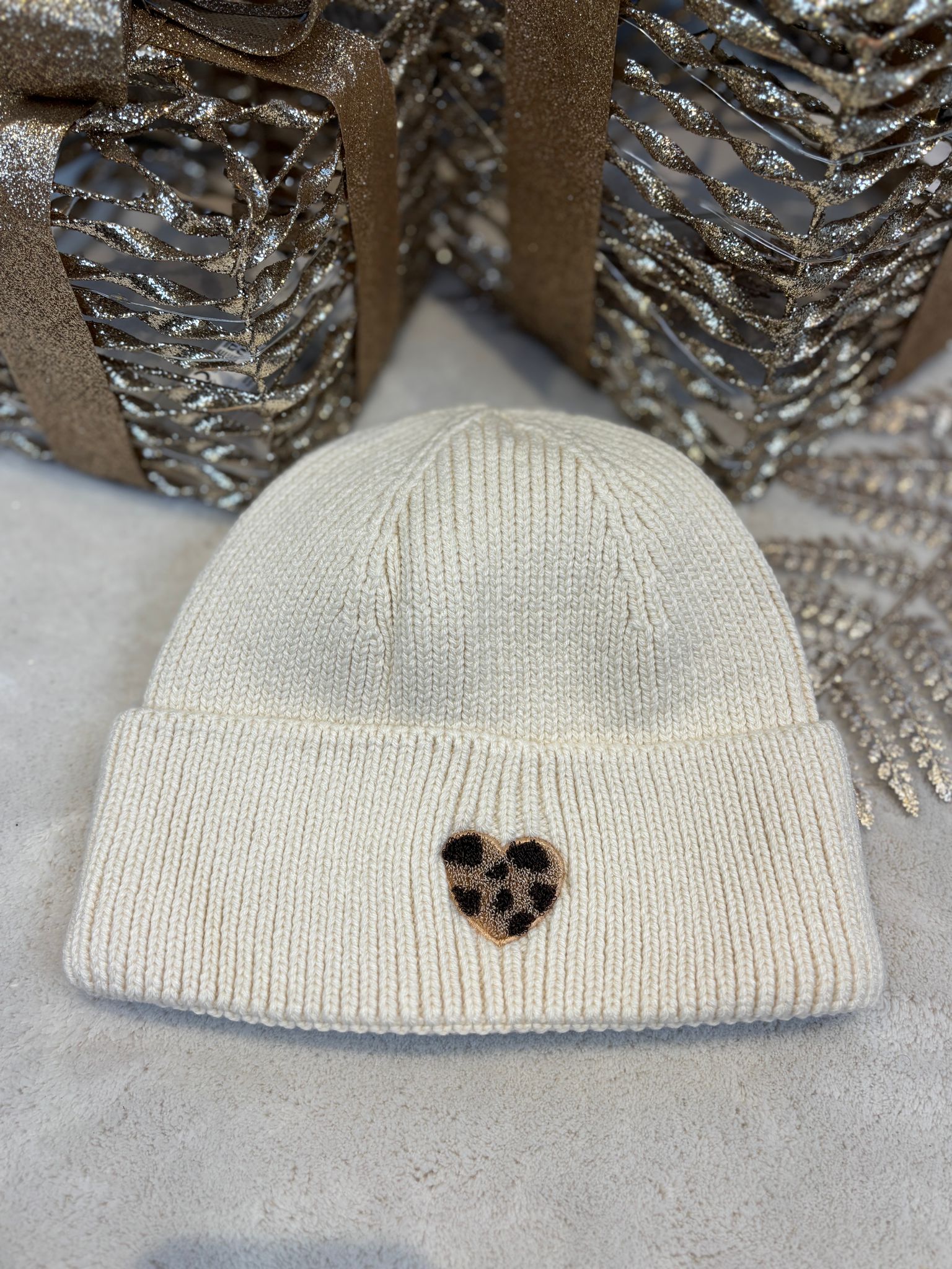Muts Panter Hartje - Beige