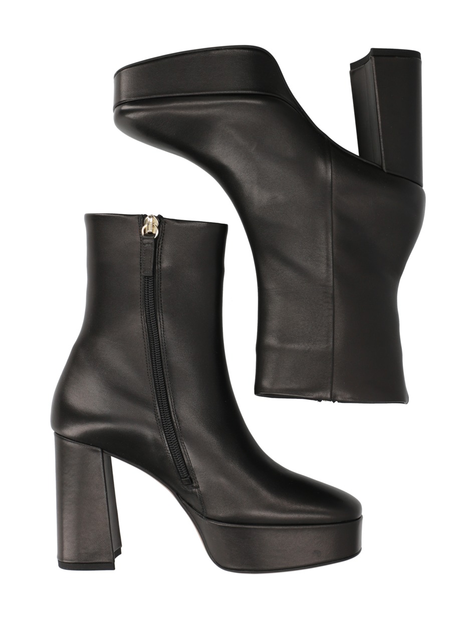 Glattleder Stiefelette