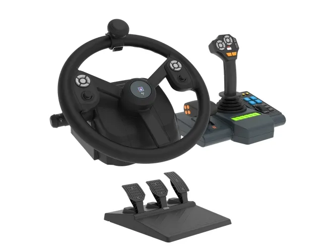 HORI Farming Vehicle Control System - Hjul, pedaler og kontrolpanelenhedssæt - 76 knapper - kablet - for PC
