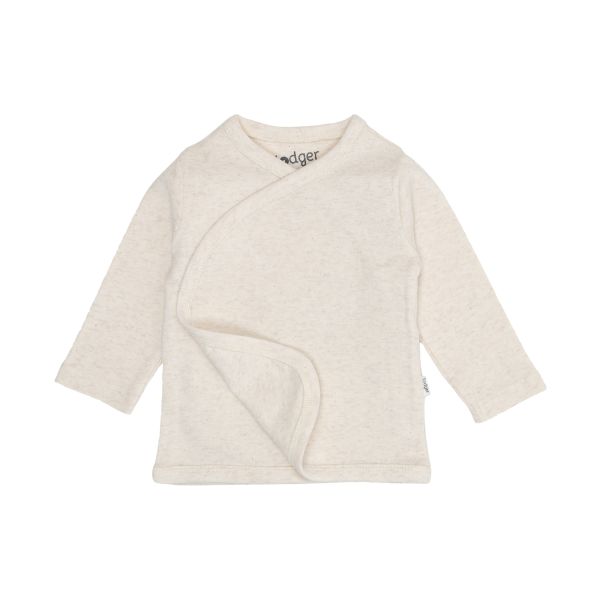 Lodger Melange Overslag Shirt - Birch