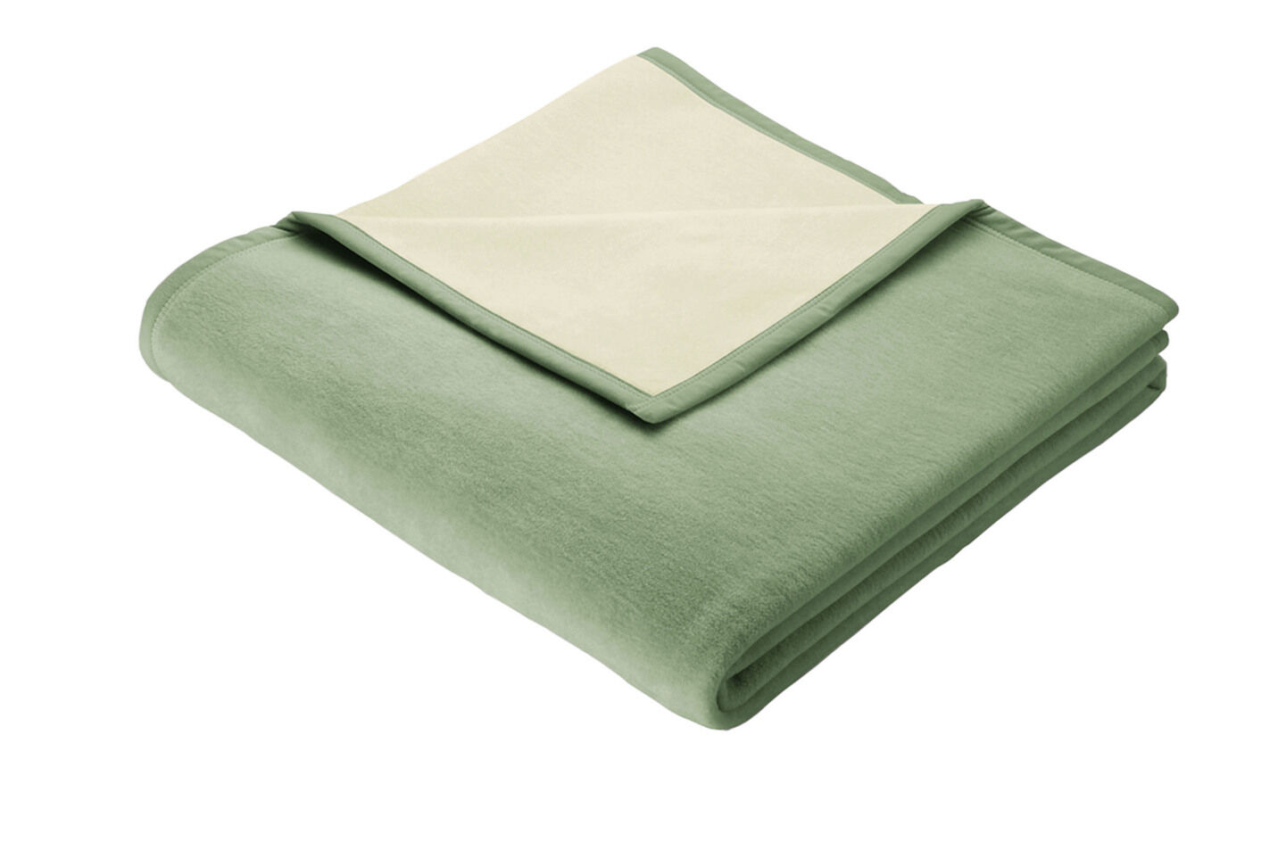 Schlafdecke mit Veloursbandeinfassung
