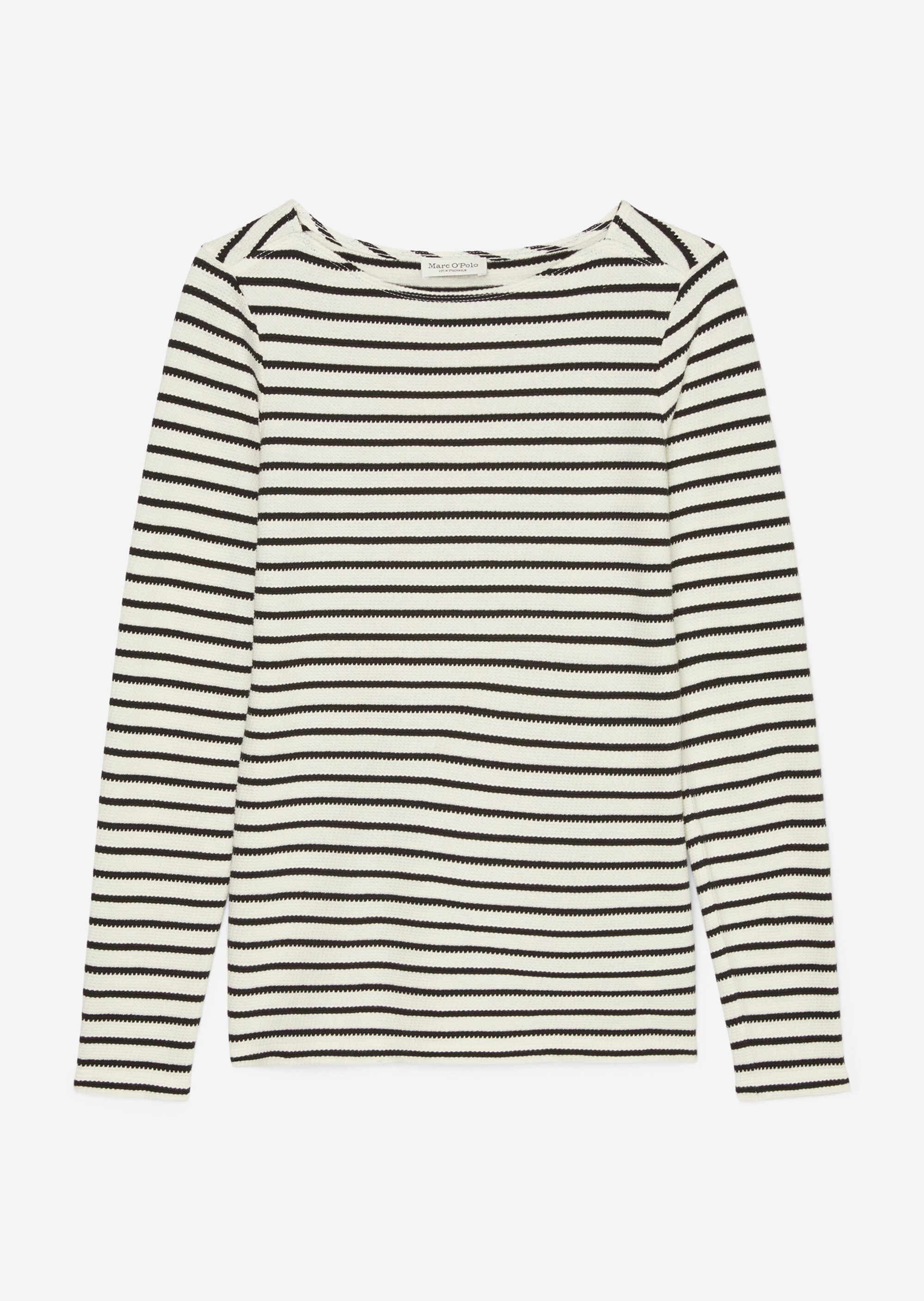 Struktur-Longsleeve regularaus Organic Cotton
