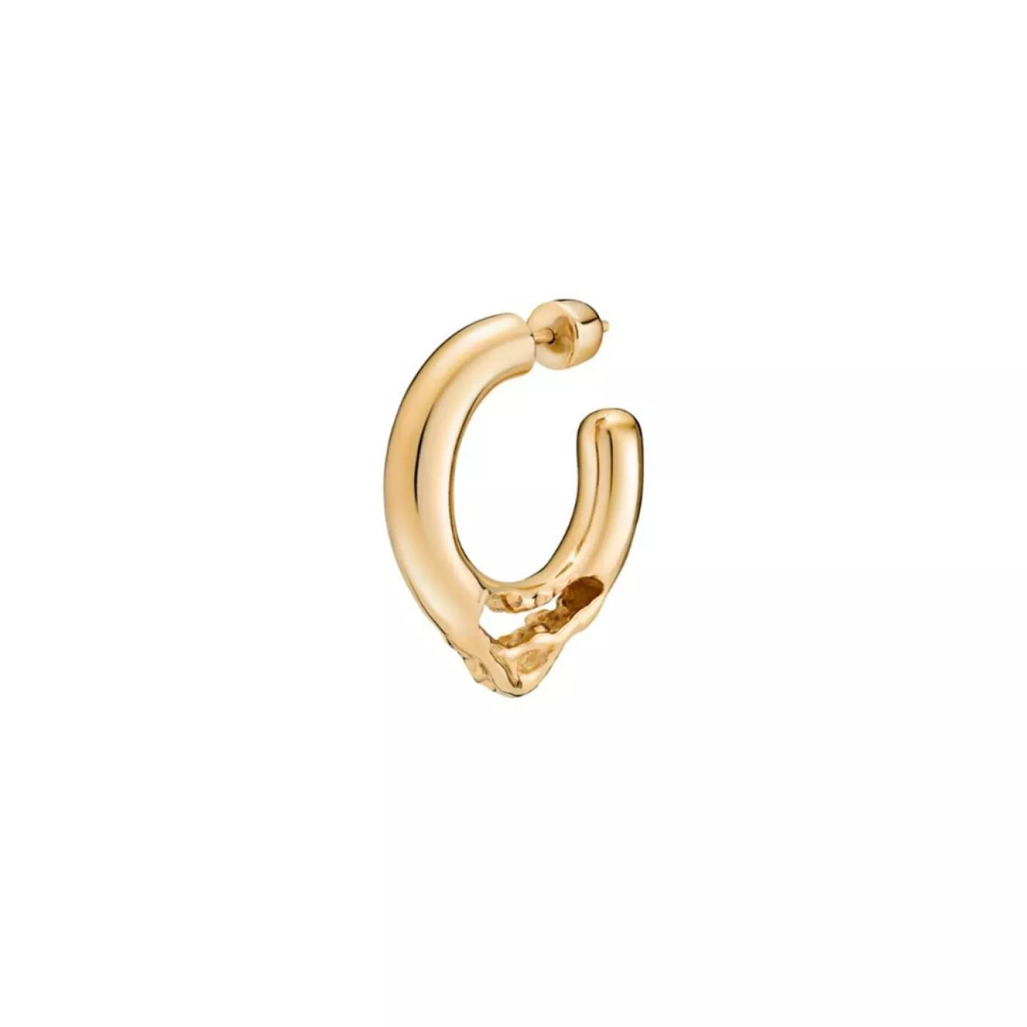 Maria Black Flea Hoop Ørering Single 22 kt. Forgyldt Sølv 100962YG