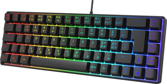 Next MX6 mini 65 gaming-tastatur (sort)