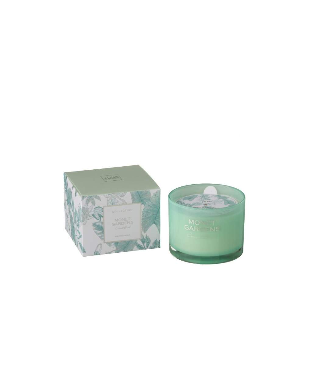 Paris Prix - Bougie Parfumée monet Gardens 10cm Bleu Azur