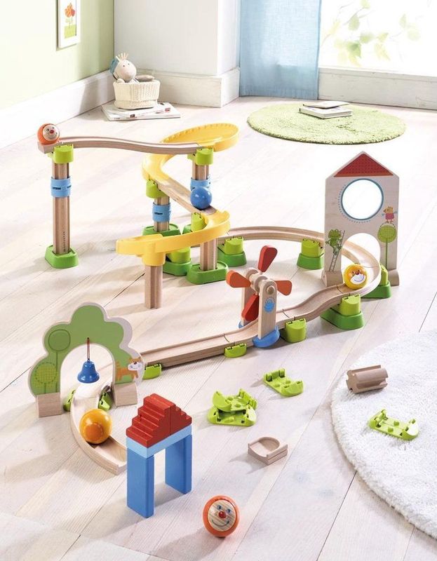 HABA - Kullerbü Marble Run - Expansion Set Columns - 10 units