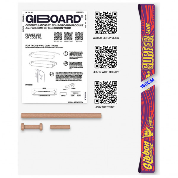 Gibbon Slacklines - Giboard Line - Slackline