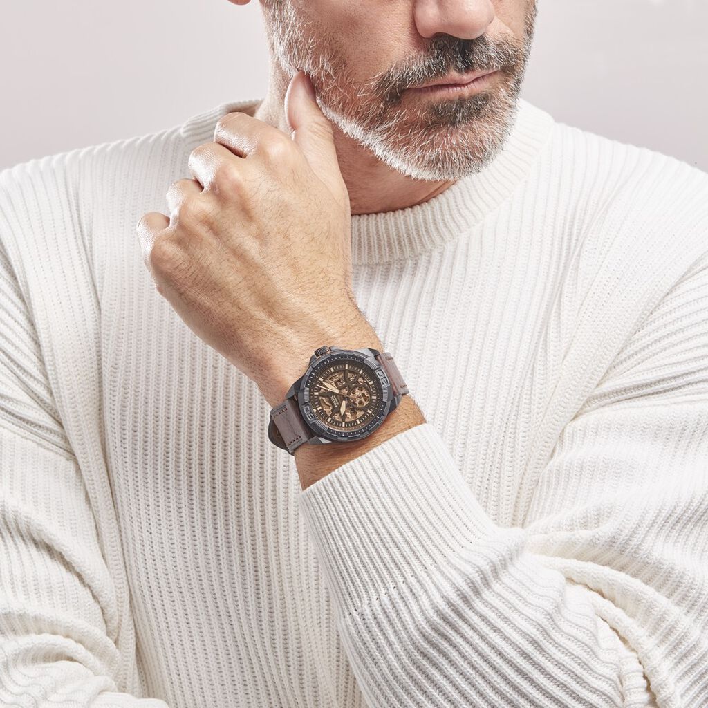 Montre Fossil Bronson Marron