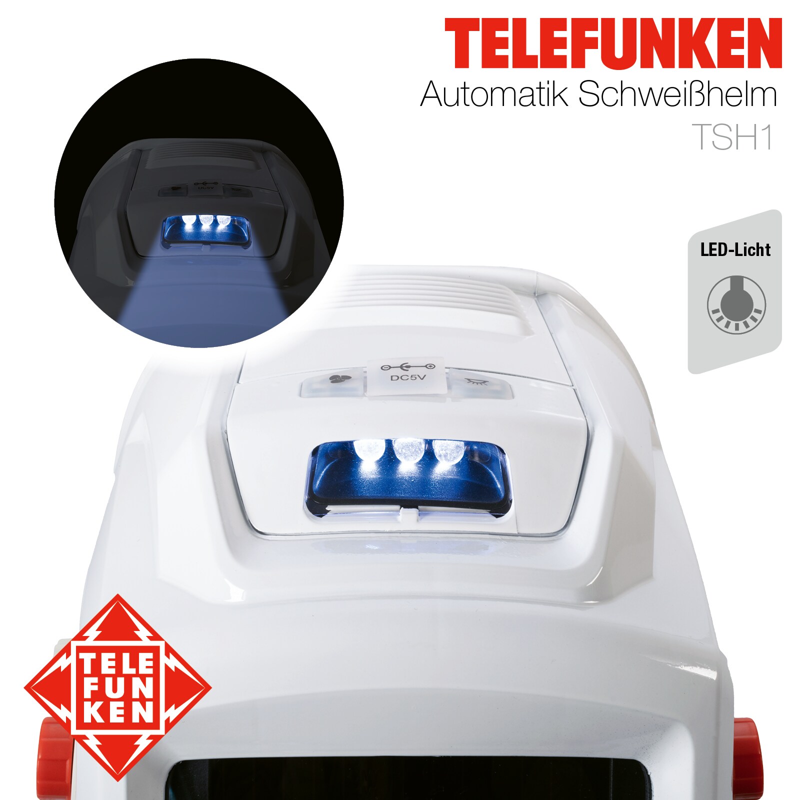Telefunken Automatik Schweißhelm TSH1